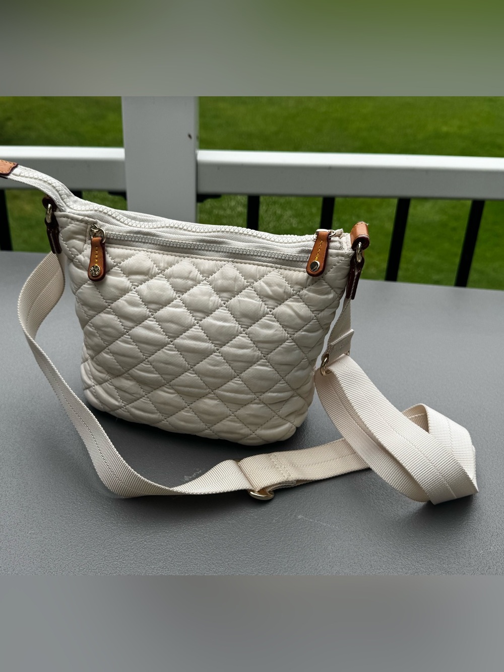MZ Wallace Metro Scout Deluxe Quilted Nylon Crossbody Bag - Picture 9 of 14